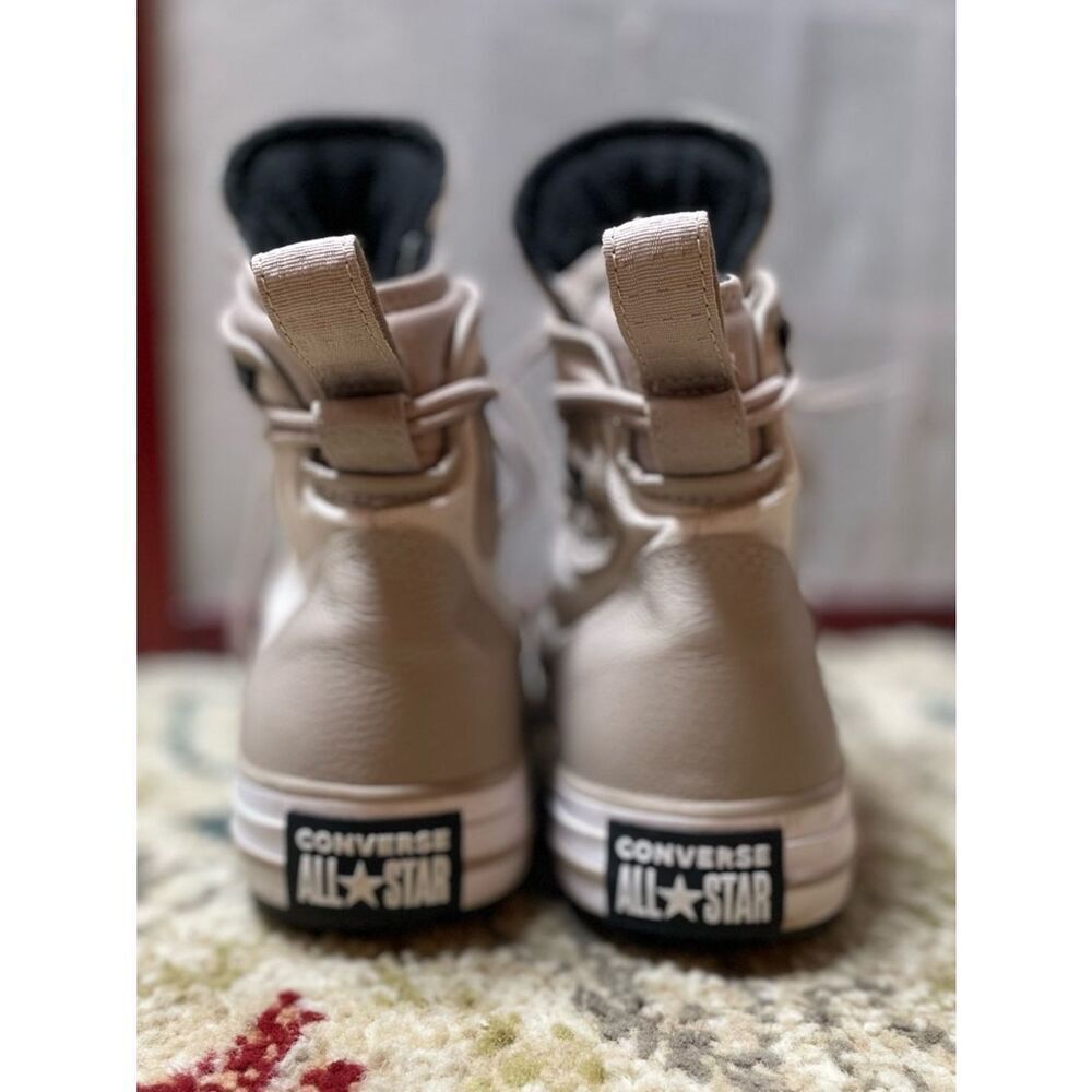Converse Chuck Taylor Beige & White-Star All Terrain High-Top Sneakers (Unisex) - Picture 12 of 15